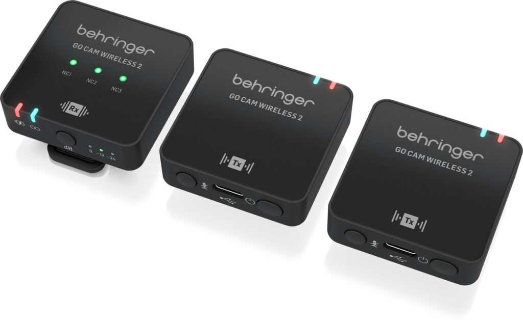Behringer GO CAM WIRELESS II - Dual Digital Wireless Clip-On Microphone