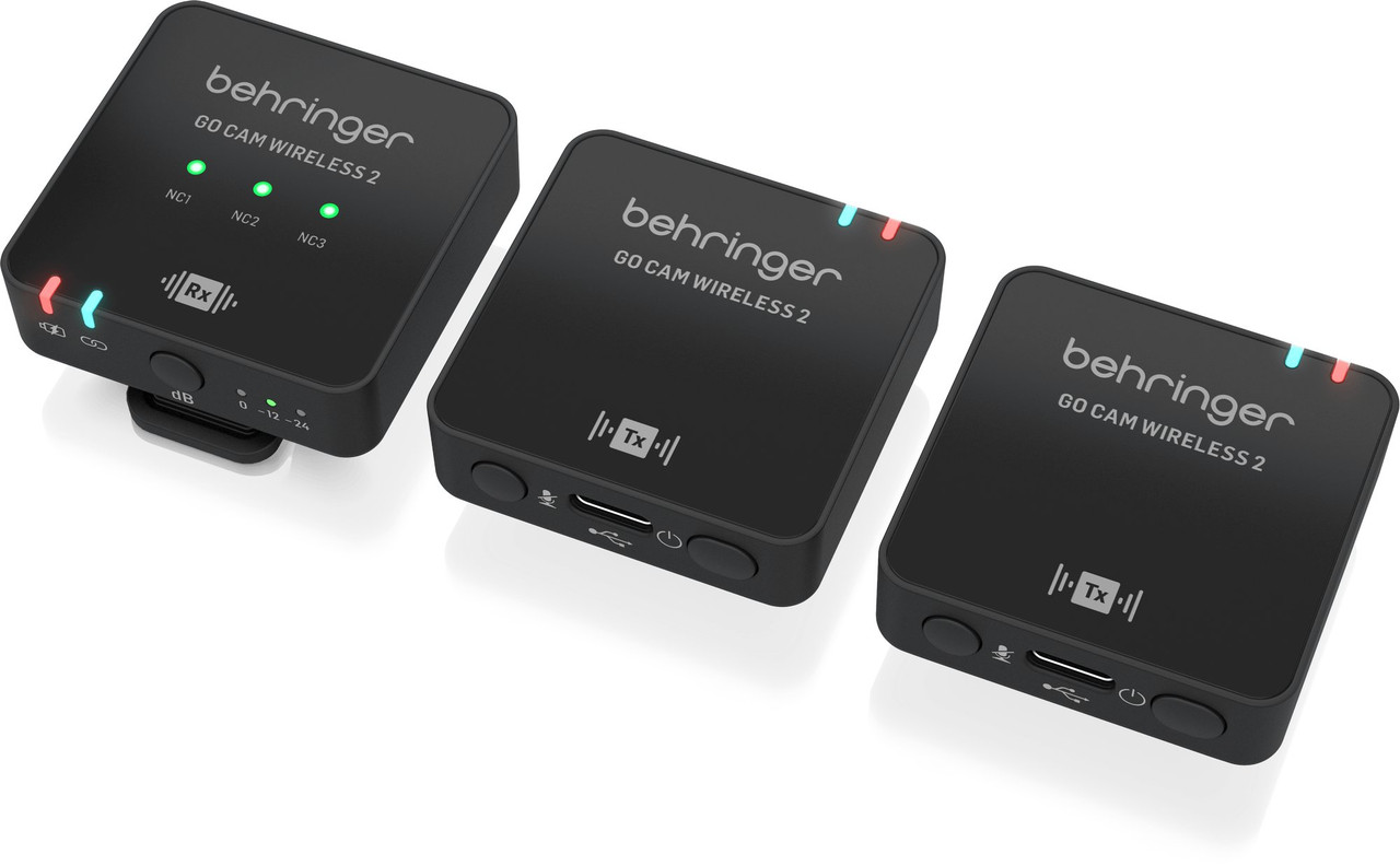 Behringer GO CAM WIRELESS II - Dual Digital Wireless Clip-On Microphone - Image 5