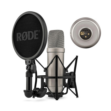 Rode NT1 5th Generation with SM6 Shockmount & Pop Filter - Silver