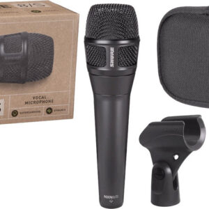 Shure Nexadyne Supercardioid Vocal Microphone including mic clip & protective case, Black - Image 4
