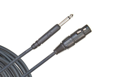 D'Addario Classic Series Unbalanced Microphone Cable XLR-to-1/4-inch 25ft