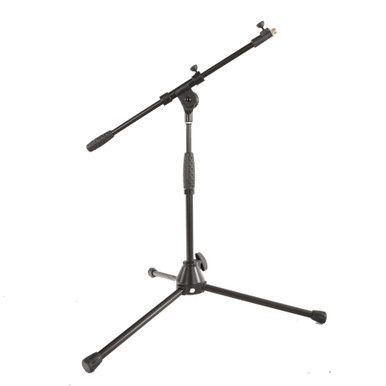 Ordo MI2004BK Short Microphone Stand with Telescopic Boom Arm