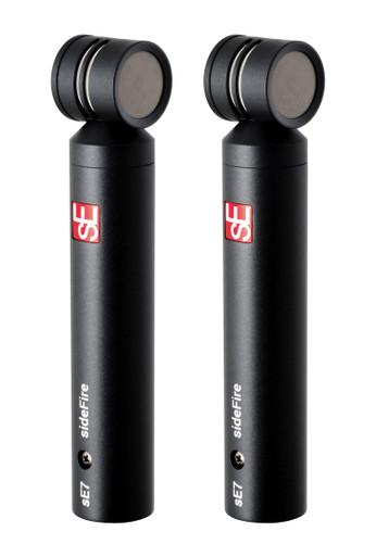 sE 7 Sidefire Electronics Factory Matched Pair of sE7sF Microphones with Clips