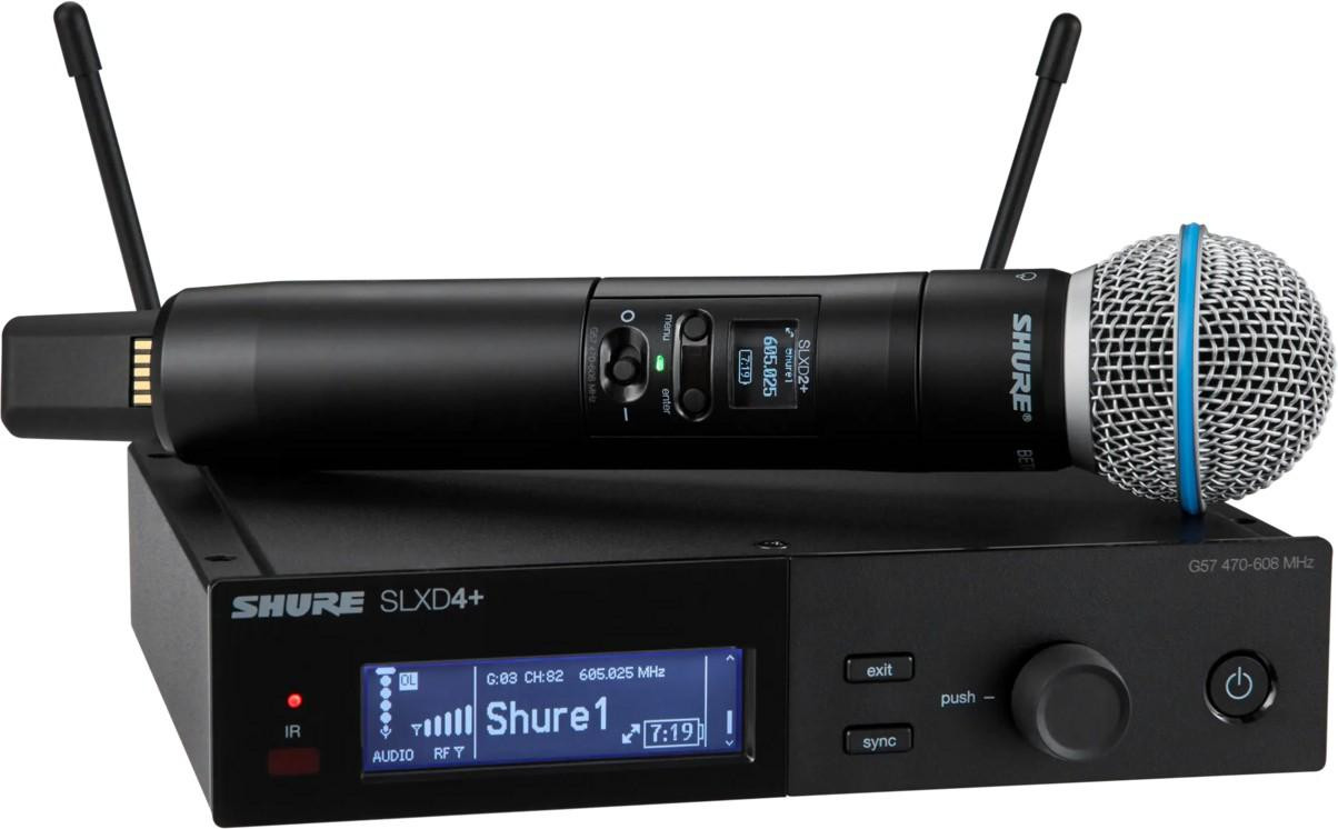 Shure SLXD24+ Handheld System With Beta58A Microphone