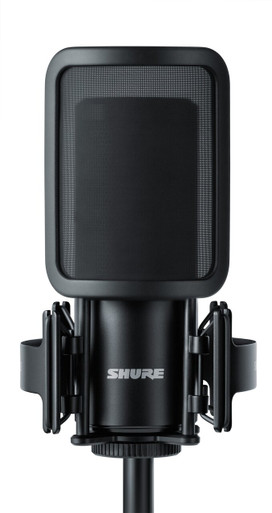 Shure SM4 Dual Diaphragm Condenser Microphone including Shock Mount,Magnetic Pop Filter & Carry Case