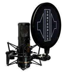 Sontronics STC-2 Pack with Large Diaphragm Microphone in Black & Shockmount - Image 2