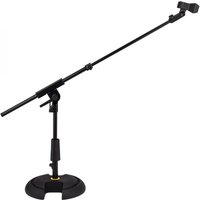 Hercules MS120BPRO Low Profile Microphone Stand with Telescopic Boom Arm