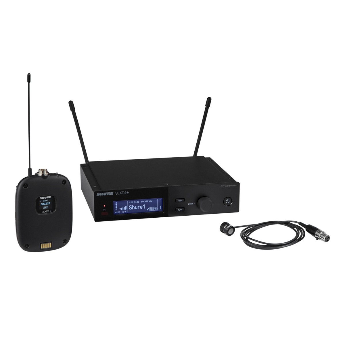 Shure SLXD+ Wireless Lavalier Microphone System S50