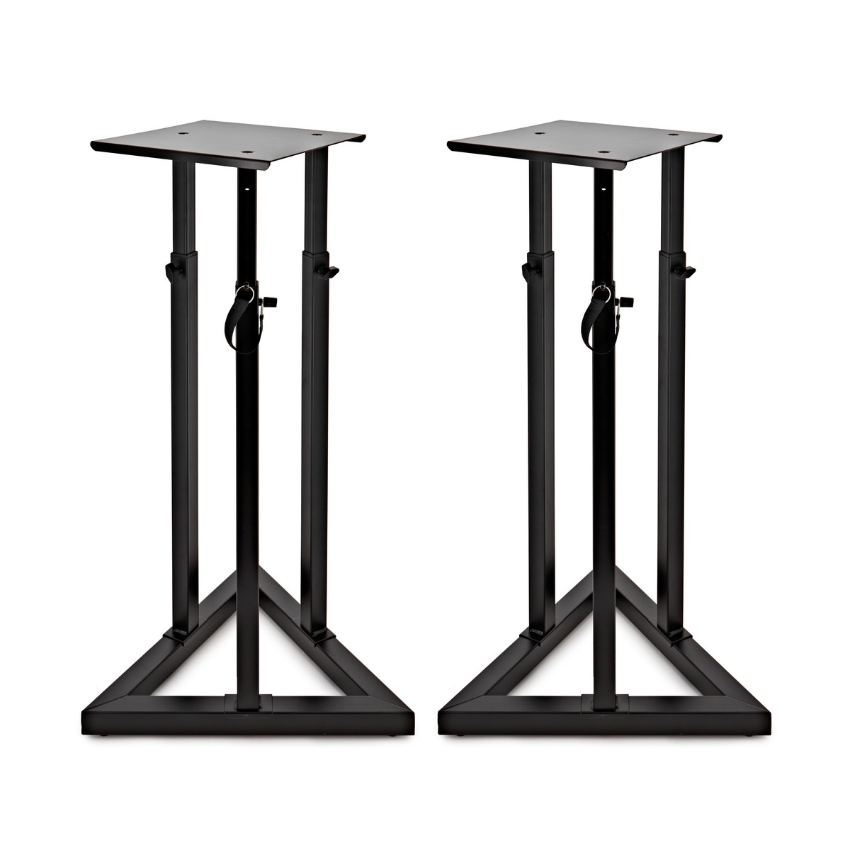 Adjustable Height Studio Monitor Speaker Stands Pair