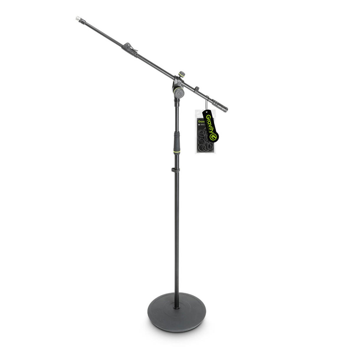 Gravity GMS2322B Telescoping Boom Microphone Stand with Round Base