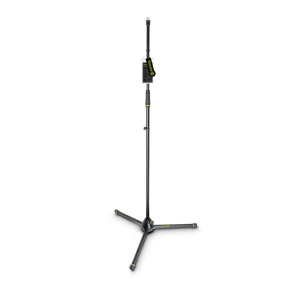 Gravity GMS43 Straight Microphone Stand with Folding Tripod Base