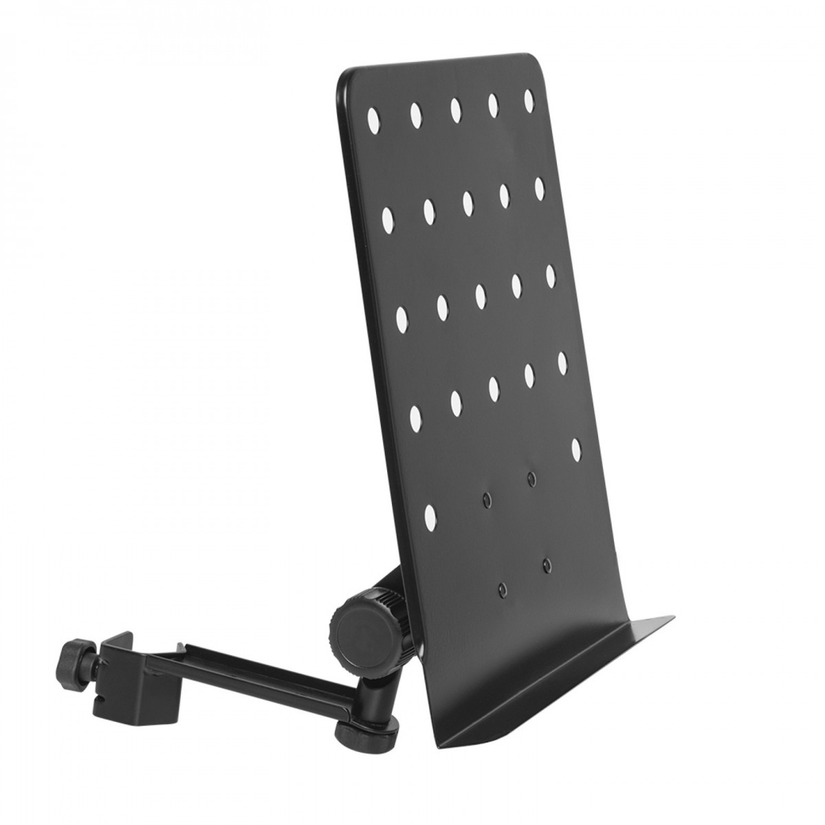 Stagg Music Stand Plate with Attachable Holder Arm Small