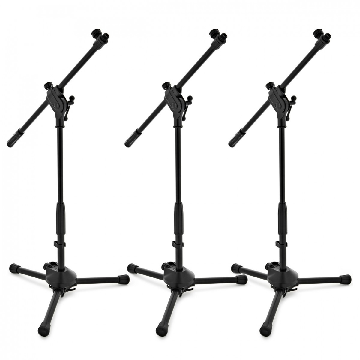G4M Short Telescopic Boom Microphone Stand 3 Pack