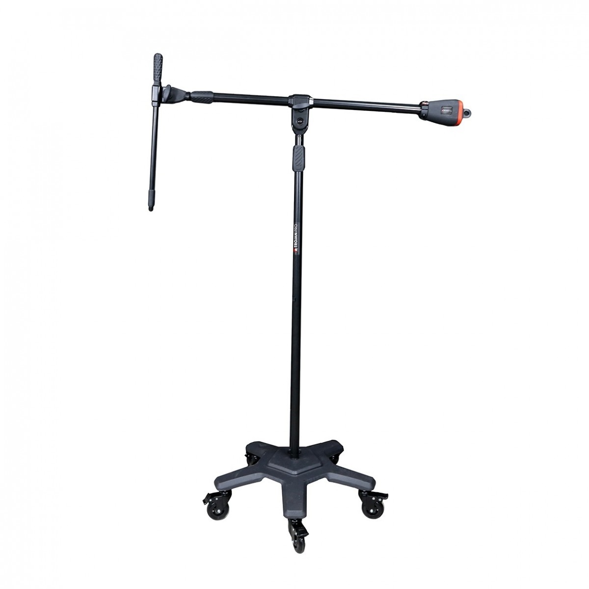 Trojan Pro Overhead Heavy Duty Microphone Stand with Wheels