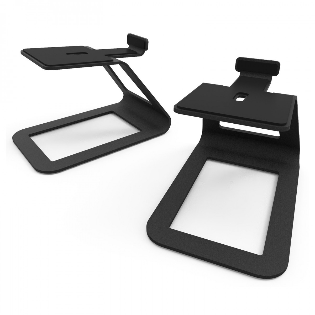 Kanto SE4 Elevated Desktop Speaker Stands (Medium) Black