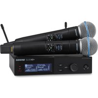 Shure SLXD+ Dual Wireless Handheld Microphone System with Beta58 K55
