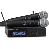 Shure SLXD+ Dual Wireless Handheld Microphone System with SM58 S50
