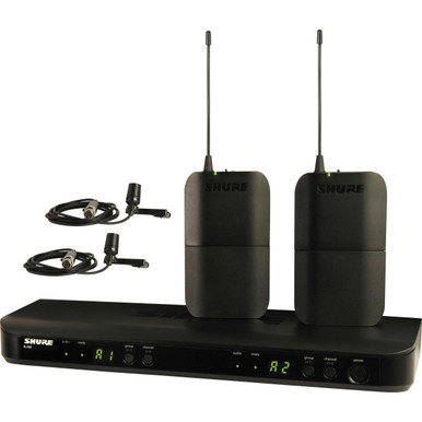 Shure BLX188 Dual Lavalier System with 2 x CVL Mics