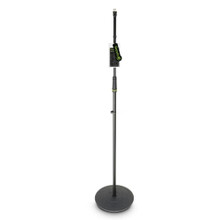 Gravity Microphone Stand with Round Base black - Image 2