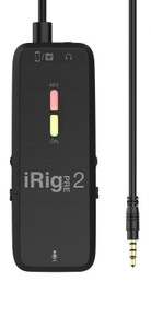 IK Multimedia iRig Pre 2 - XLR Microphone Interface & Preamp for iOS, Android and Digital Cameras. +48V - Image 2