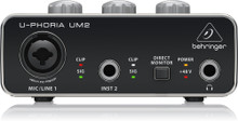 Behringer U-Phoria UM2 Audiophile 2x2 USB Audio Interface with XENYX Mic Preamplifier - Image 2