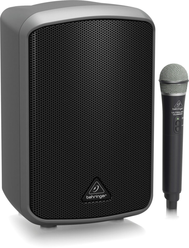 Behringer MPA100BT Portable Battery Powered Speaker with Wireless Microphone