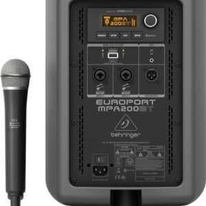 Behringer MPA200BT All-in-One Portable 200-Watt Speaker with Wireless Microphone, - Image 6