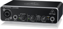 Behringer UMC22 Audiophile 2x2 USB Audio Interface with MIDAS Mic Preamplifier - Image 2