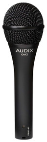 Audix OM2 Dynamic Vocal Microphone Bundle with Mic Stand and XLR Cable - Image 2