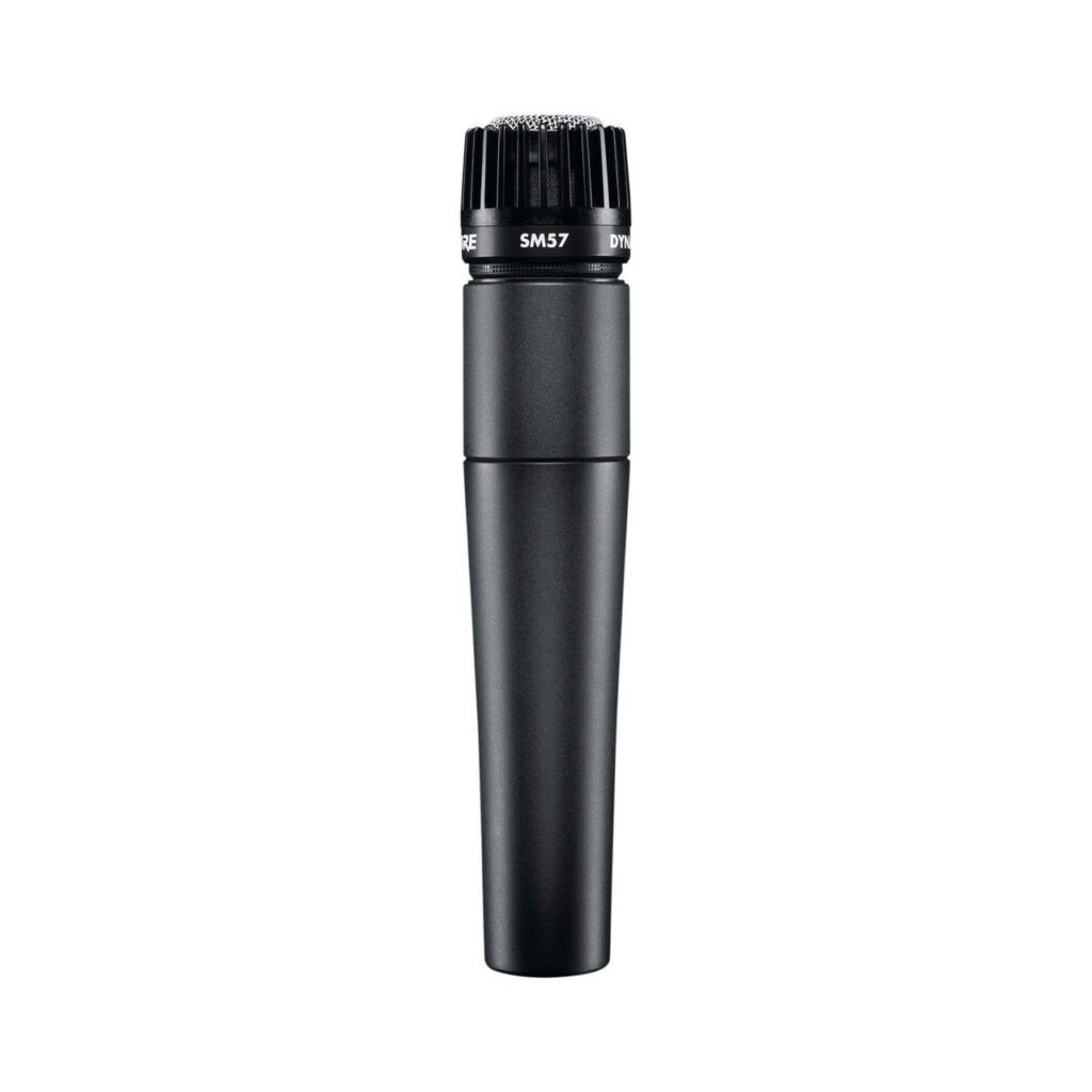 Shure SM57 Dynamic Instrument Microphone Bundle with Mic Stand and XLR Cable