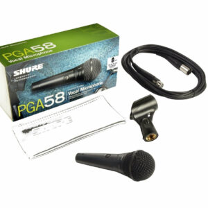 Shure PGA58 Cardioid dynamic vocal microphone with XLR Cable - Image 5