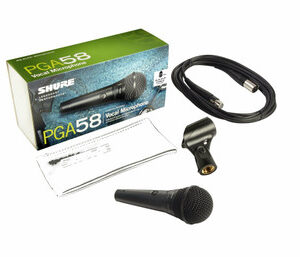 Shure PGA58 Cardioid dynamic vocal microphone with XLR Cable - Image 2