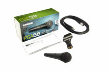 Shure PGA58 Cardioid Dynamic Vocal Microphone With Cable & Boom Stand - Image 2