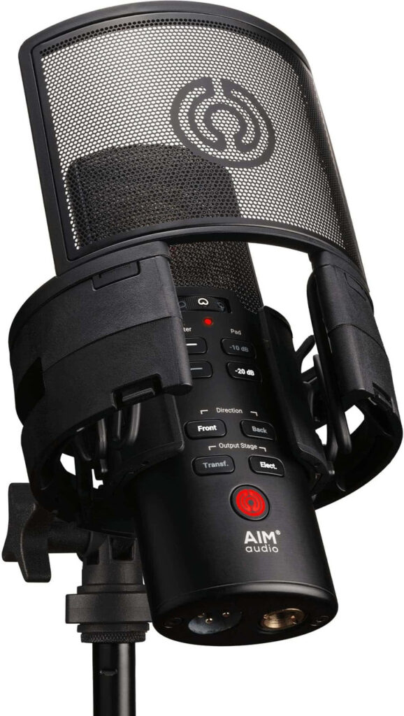 Aim Audio - Inspire Multi-Pattern Studio Mic and ORBIT/SENTRY Shockmount