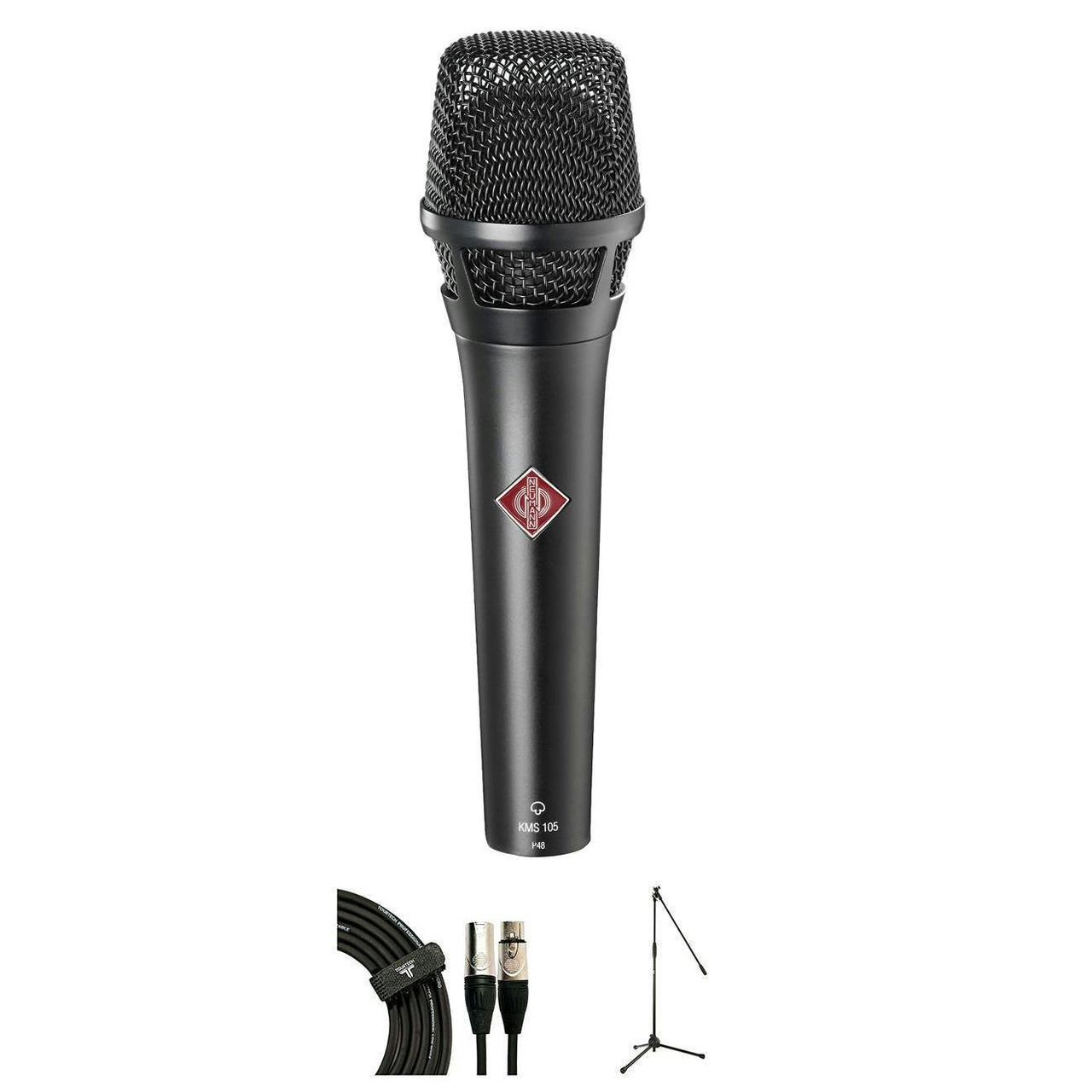 Neumann KMS105MT Condenser Microphone Bundle with Mic Stand and XLR Cable - Image 3