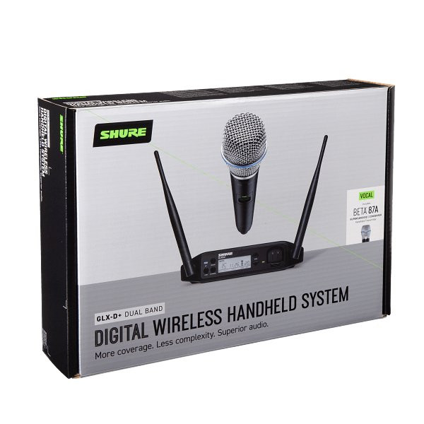 Shure GLXD24+ Dual Band Wireless System with Beta87 - Image 3