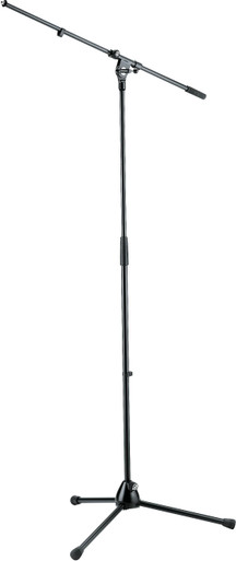K&M 210/2 Classic Industry Standard Boom Mic Stand In Black
