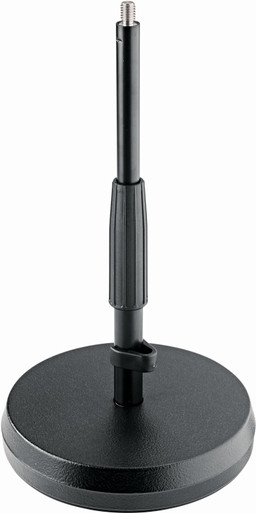 K&M 23325 Low Cast Iron Base Microphone Stand