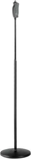 K&M 26085 One-hand Adjustable Microphone Stand Stand With Round Base