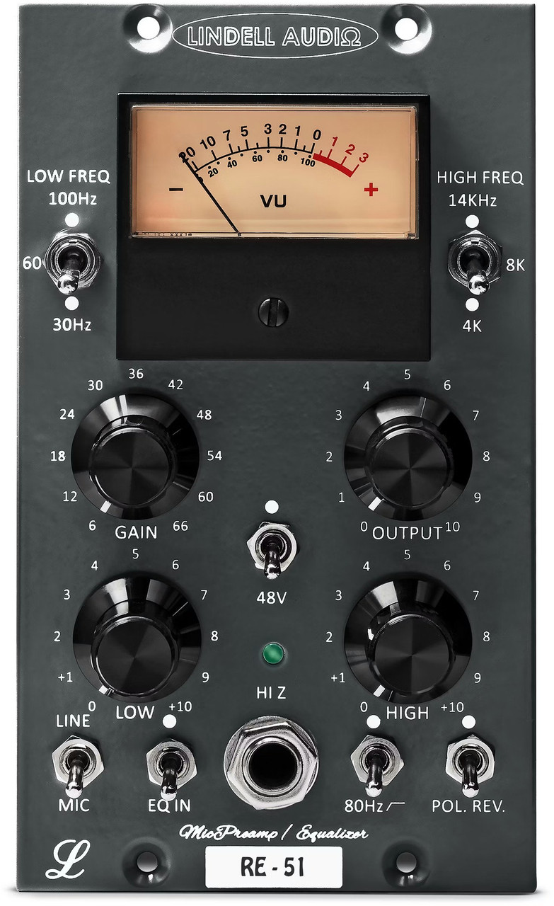 Lindell Audio RE51 Retro 500-Series Mic Pre 500 SERIES
