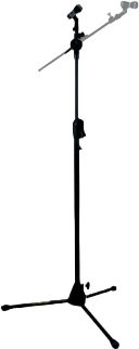 Hercules Hideaway EZ Mic Stand,Telescopic Boom
