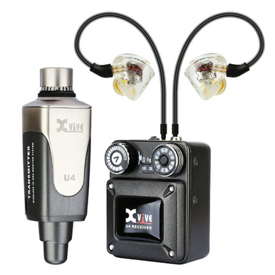 Xvive In-ear Monitor Wireless System With T9 In-ear Monitors