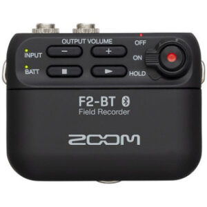 Zoom F2-BT Compact Field Recorder with Lavalier Mic & Bluetooth