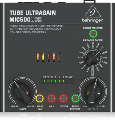 Behringer MIC500USB Microphone PreAmplifier