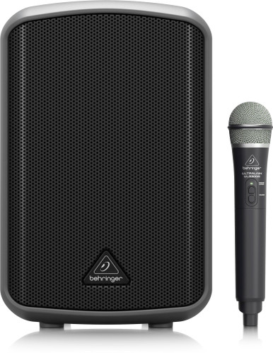 Behringer MPA100BT Portable Battery Powered Speaker with Wireless Microphone