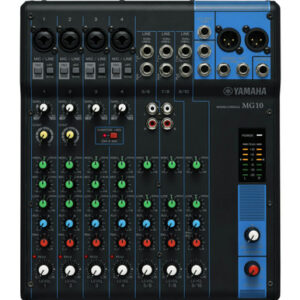 Yamaha MG10 Mixer with 4 Mic Inputs & One-knob Compressors