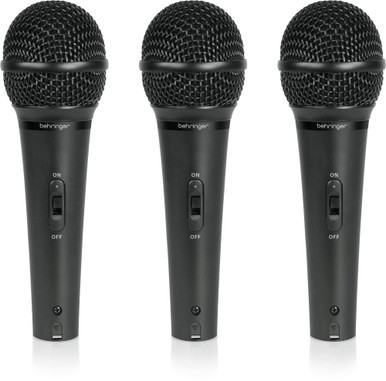 Behringer XM1800S 3 Dynamic Cardioid Microphones