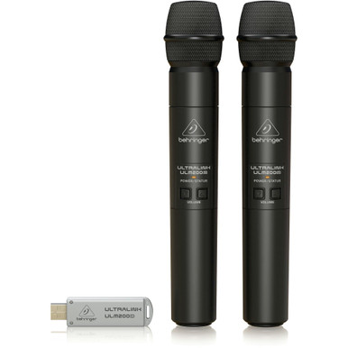Behringer ULM202USB Wireless Microphone System with Handheld Microphone