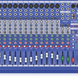 Midas DM16 16 Input Analog Live and Studio Mixer with Midas Microphone Preamplifiers