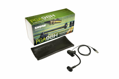 Shure PGA98H Cardioid Condenser Gooseneck Instrument Microphone With TA4F Connector